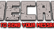 Minecraft: to send a message