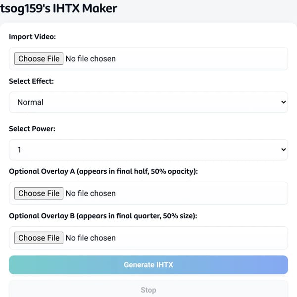 tsog159's IHTX Maker