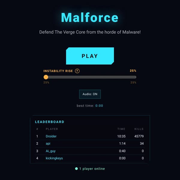 [old] Malforce - endless survival