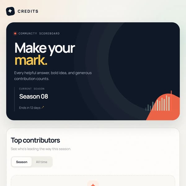 Credits Leaderboard