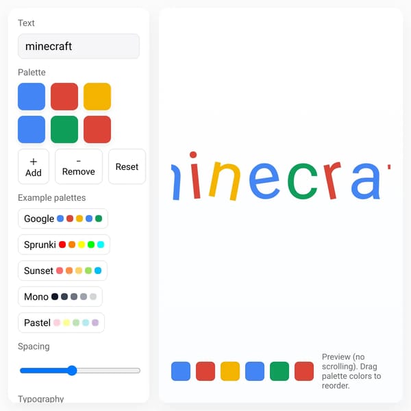 Minecraft logo maker (update)