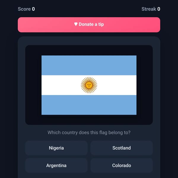 Flag Quiz
