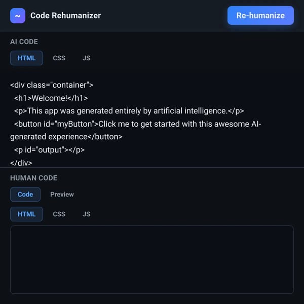 Code Rehumanizer