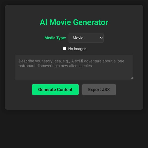 AI Movie Generator