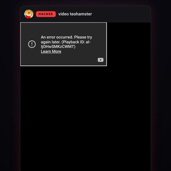 Hacked video teohamster