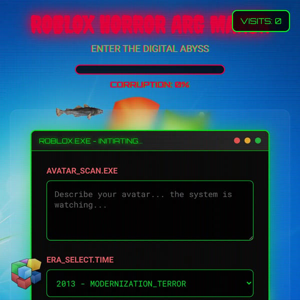 Roblox Horror ARG Generator