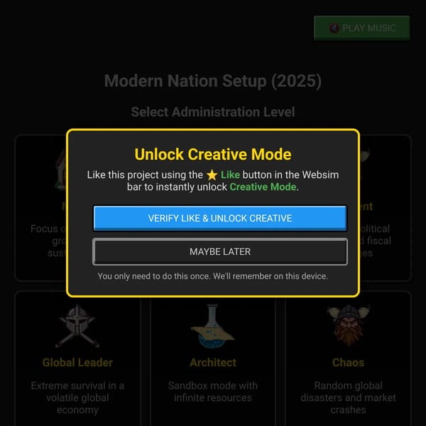 Devil's Civilization Simulator