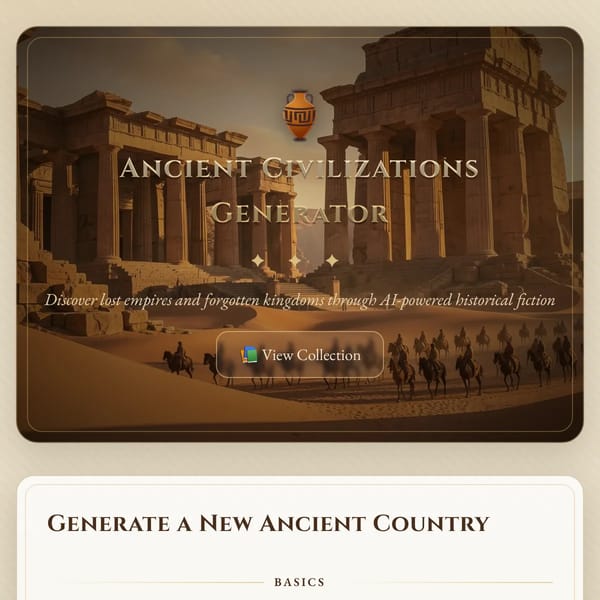 Civilization Generator