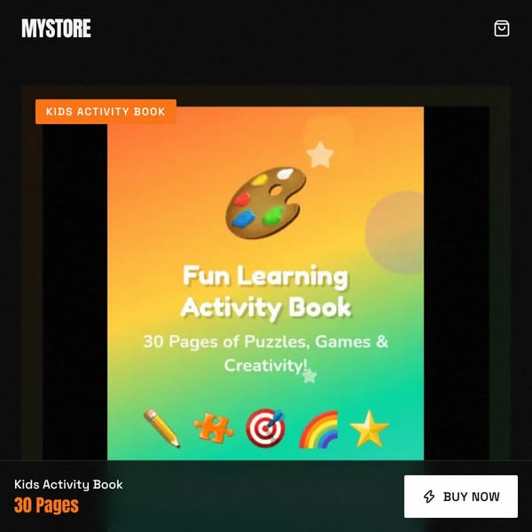 Kids Activity Book