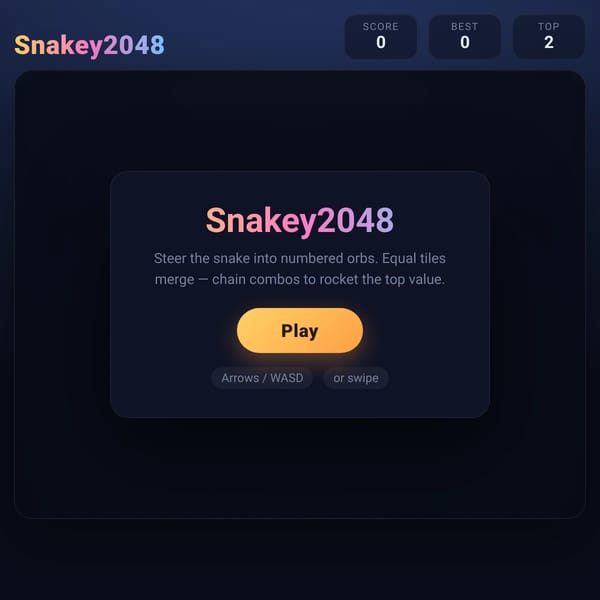 Snakey2048