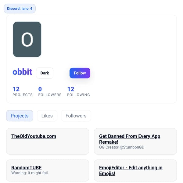 Obbit's Profile