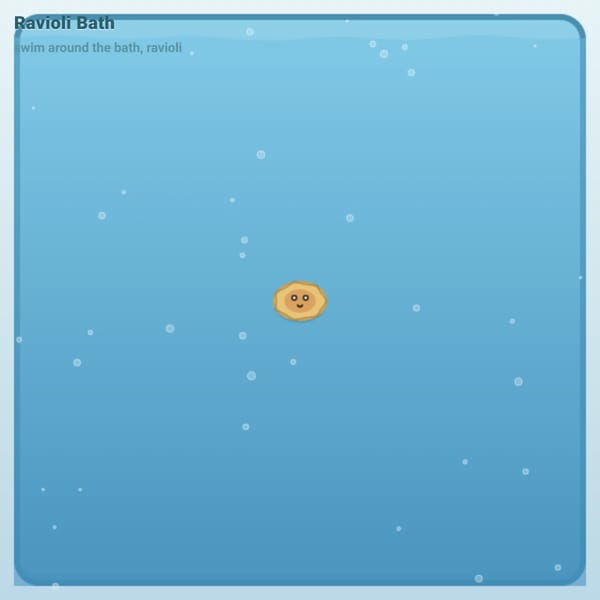 Ravioli Bath