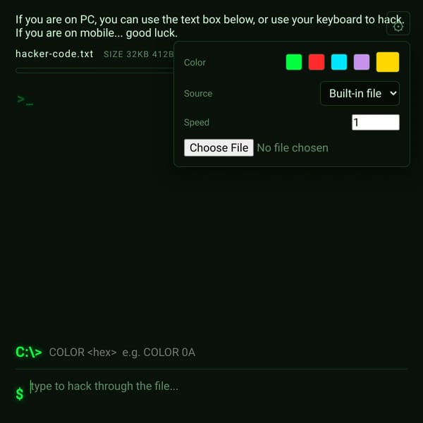 HackerText