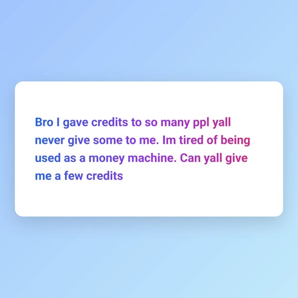 FREE CREDIT NOT A SCAM