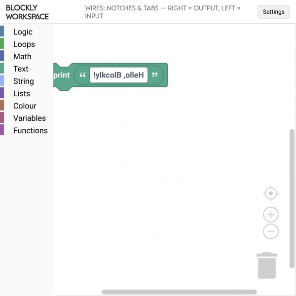 Blockly Example