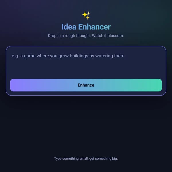 Idea Enhancer