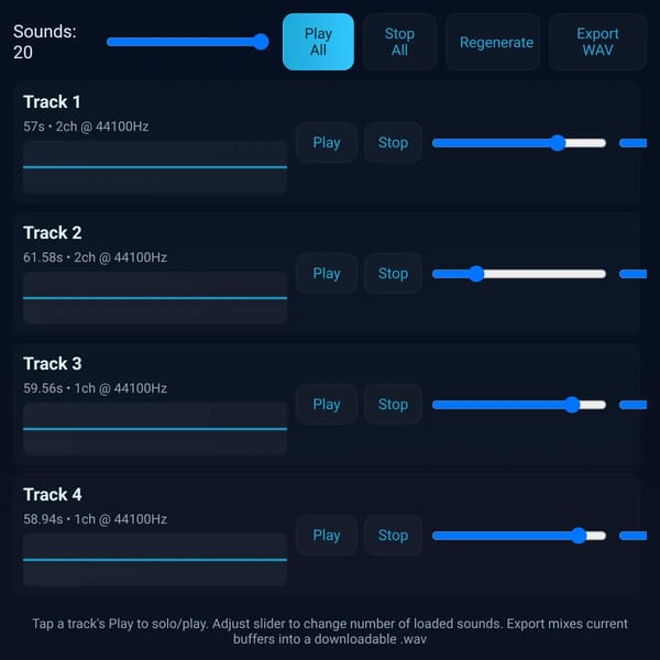 AI Random Sound Mixer