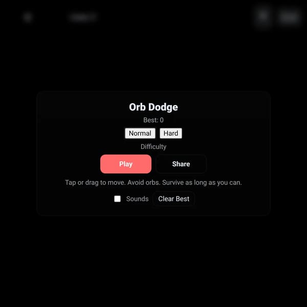Orb Dodge (Demo)