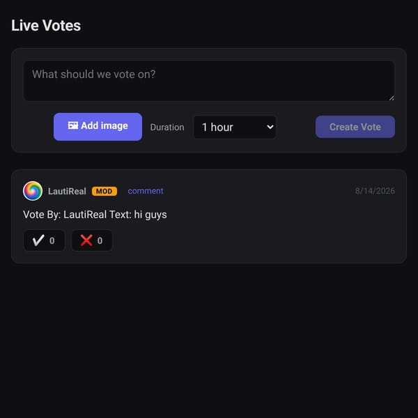Live Votes