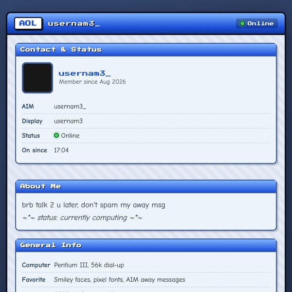 MyProfile