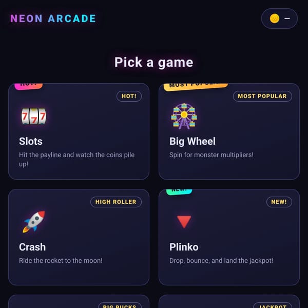 WEBARCADE: Earn Webcoin