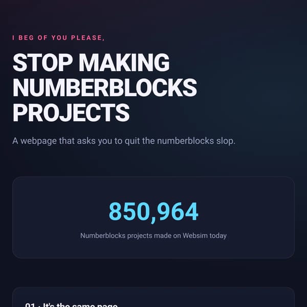 Anti-Numberblocks Movement