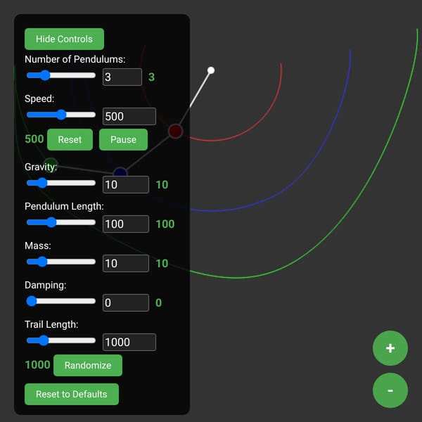 Multi-Pendulum Simulation