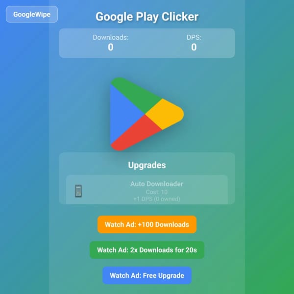 Google Play Clicker