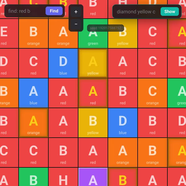 grid rng but things can stack and theres more stuff