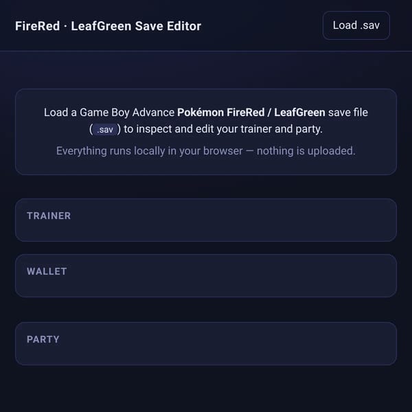 FRLG Save Editor