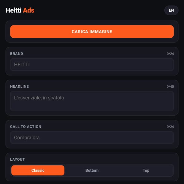 Heltti Ads