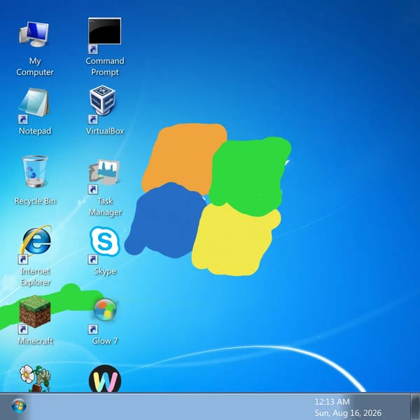 WINDOWS 7 DRAWED