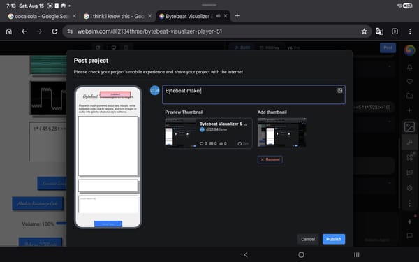 Bytebeat Visualizer & Player
