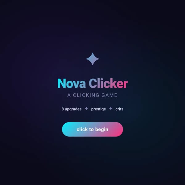 Nova clicker