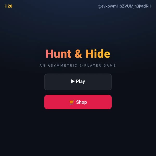 Hunt & Hide