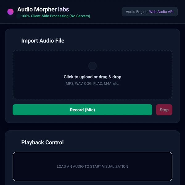 Audio Morpher labs