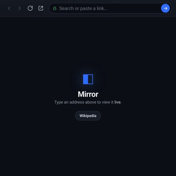 Web Mirror