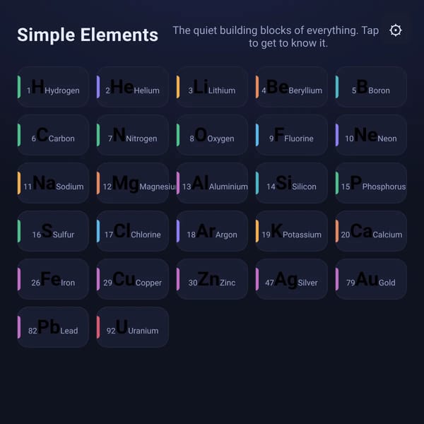 Simple Elements