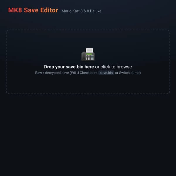 MK8 Save Editor