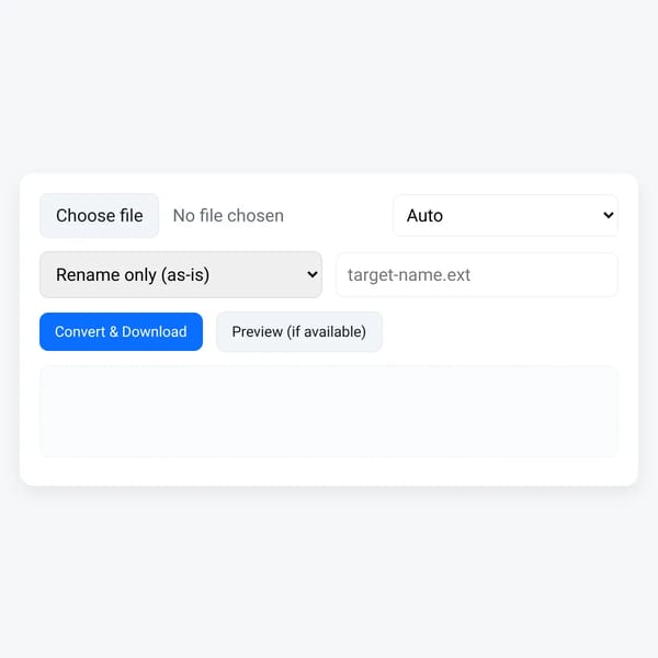 Any->Any File Transformer
