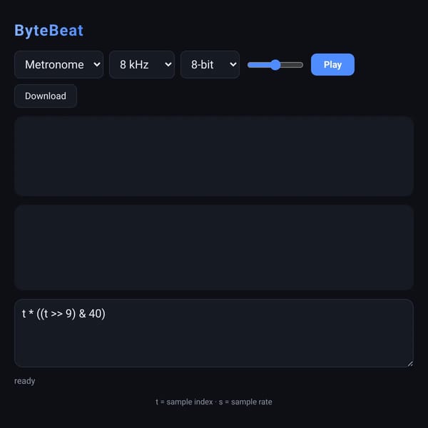 ByteBeat Maker
