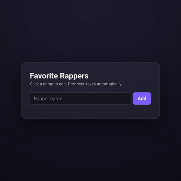 Rapper List