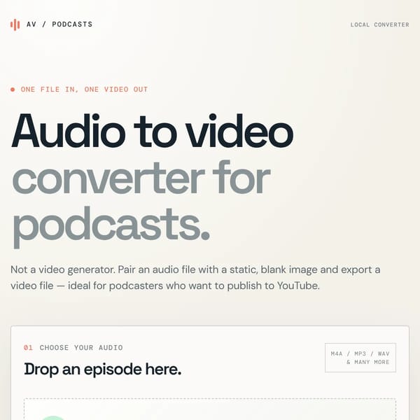 Audio to Video