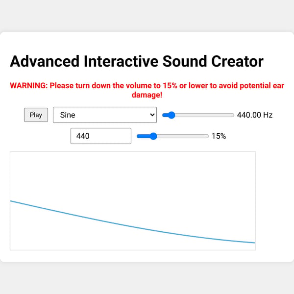 Advanced Interactive Sound Creator