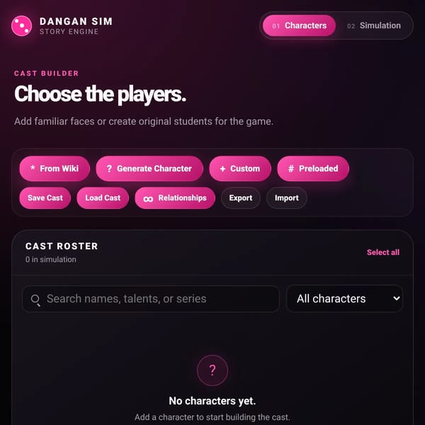 Danganronpa Simulator