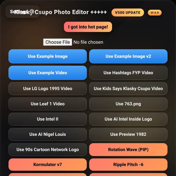 Klasky Csupo Photo Editor