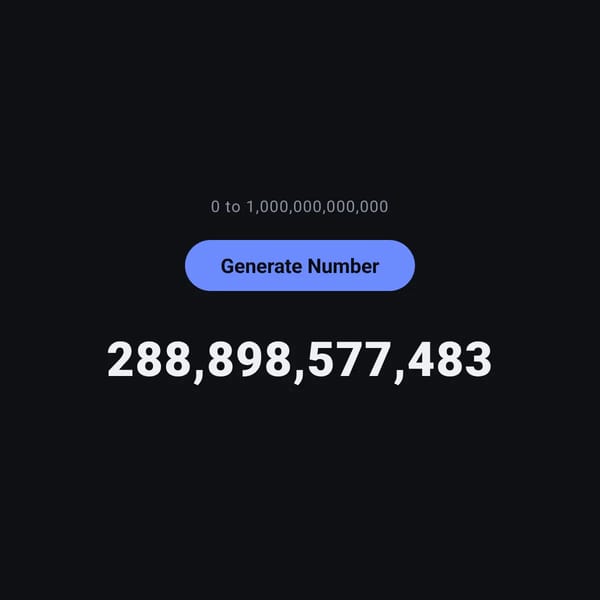Number Generator