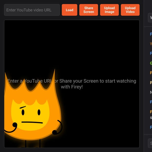 Firey Video Reactor