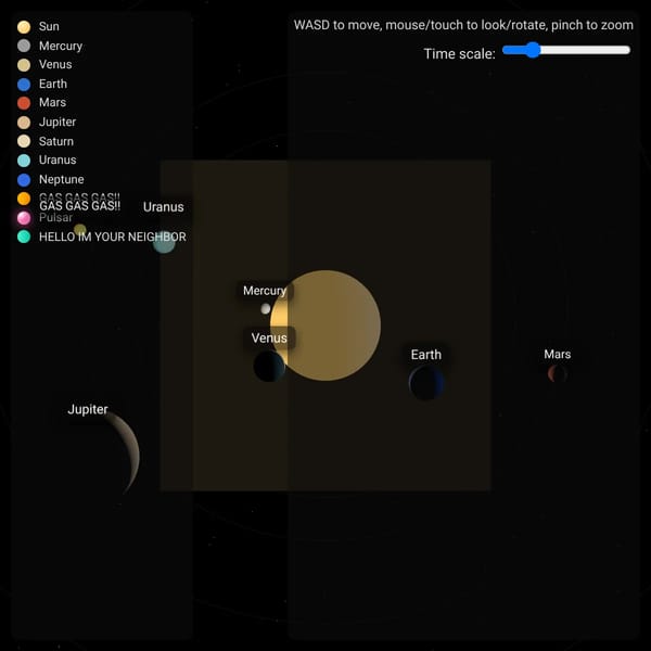 solar system but i add ur comments