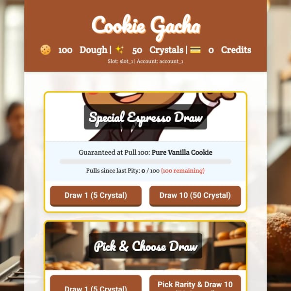 Cookie Run Kingdom Gacha Simulator